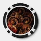 音楽の抽象芸術芸術 ポーカーチップ (裏面)