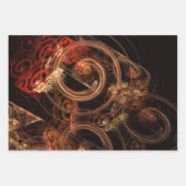 音楽の抽象芸術芸術 ラッピングペーパーシート (正面2)