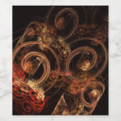 音楽の抽象芸術芸術 ワインラベル (シングルラベル)