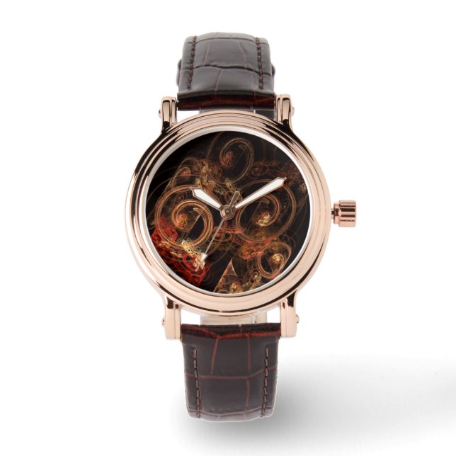 音楽の抽象芸術芸術 腕時計 (正面)