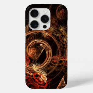 音楽の抽象芸術芸術 iPhone 15 PROケース