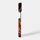 音楽の抽象芸術芸術 iPhoneケース (右側面)