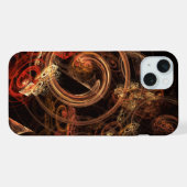 音楽の抽象芸術芸術 iPhoneケース (裏面横)