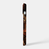 音楽の抽象芸術芸術 iPhone 15ケース (左側面)