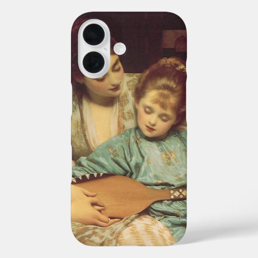 音楽の教訓（Lord Frederic Leighton作） Case-Mate iPhoneケース (裏面)