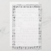 音楽の文房具 便箋 (正面/裏面)