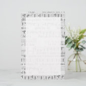 音楽の文房具 便箋 (スタンド正面)