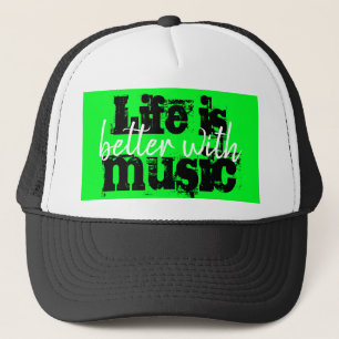 音楽の文言は明るい方がよい キャップ