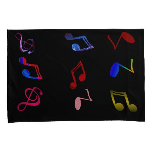 音楽の標準ピロロケース 枕カバー (正面右)