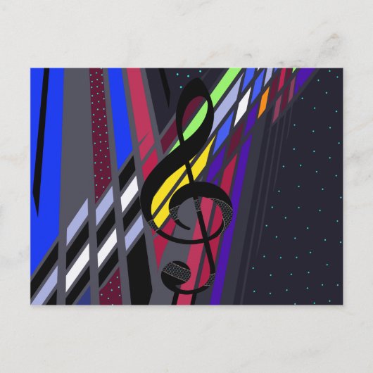 音楽の次元 ポストカード (正面)