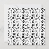 音楽の発表会 招待状 (裏面)