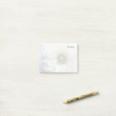 音楽の白い花は衰退します ポストイット (デスク上)