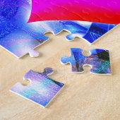 音楽の矢印が対象のハート ジグソーパズル (側面)