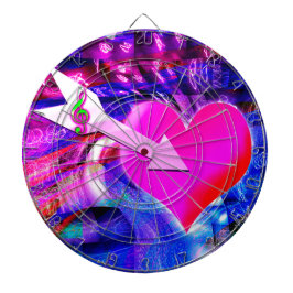 音楽の矢印が対象のハート ダーツボード