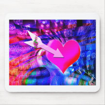 音楽の矢印が対象のハート