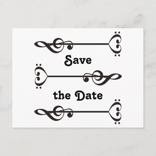 音楽の矢印3 案内ポストカード (正面)