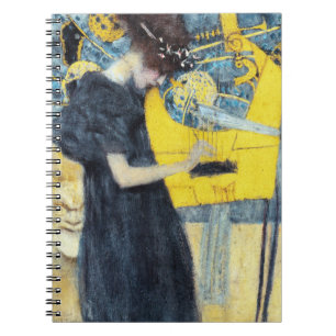 音楽の絵画バイグスタフクリムト ノートブック