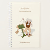 音楽の練習と演奏のスケジュパーソナライズされたール プランナー手帳 (正面)