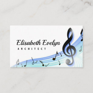 音楽の背景 名刺