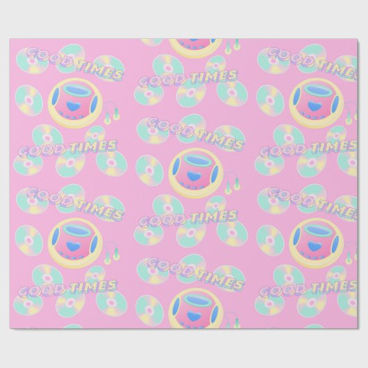 音楽の良いタイムパターン ラッピングペーパー (フラット)