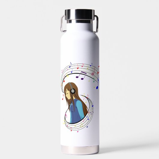 音楽の色 ウォーターボトル (正面)