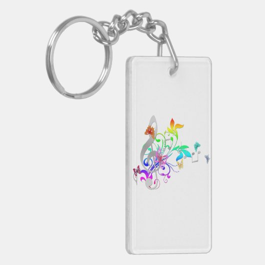 音楽の色 キーホルダー (正面左)