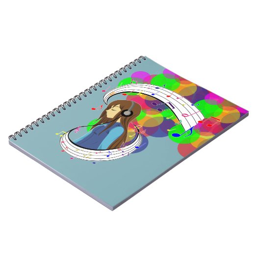 音楽の色 ノートブック (左側)