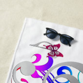 音楽の色 ビーチタオル (インサイチュ)