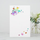 音楽の色 便箋 (スタンド正面)