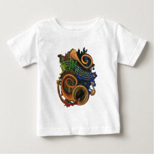 音楽の芸術 ベビーTシャツ