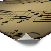 音楽の言語 ポスター (角)