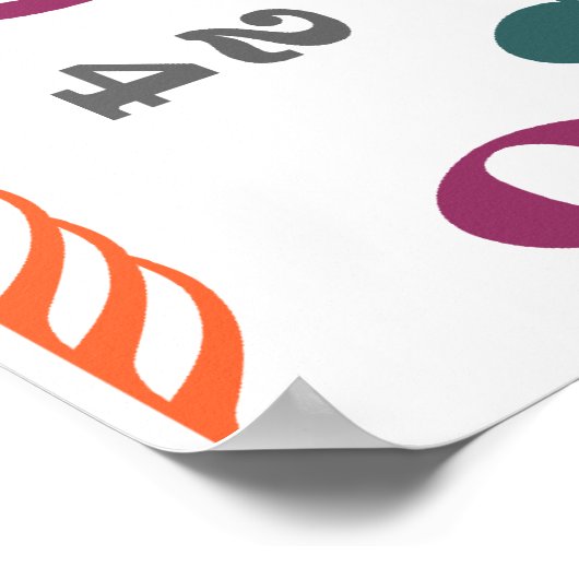 音楽の記号 ポスター (角)