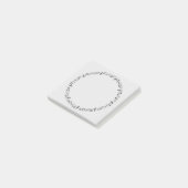 音楽の記譜法の音符 ポストイット (アングル)