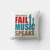 音楽の話種類 クッション (正面)