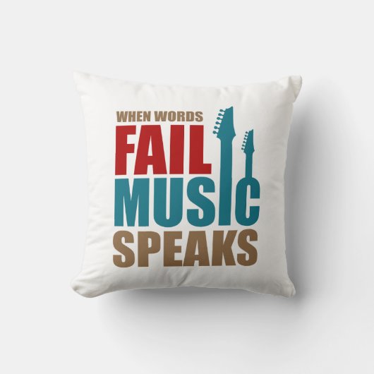 音楽の話種類 クッション (正面)