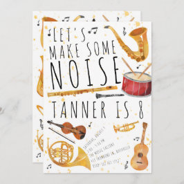 音楽の誕生日パーティーへの招待