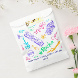 音楽の誕生日パーティー フェイバーバッグ