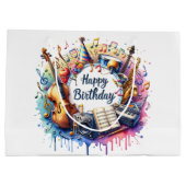 音楽の誕生日 ラージペーパーバッグ (裏面)