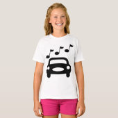 音楽の車 Tシャツ (正面フル)