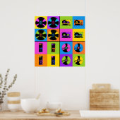 音楽の進化 ポスター (キッチン)