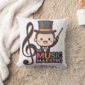 音楽の達人の仕事 クッション (ブランケット)