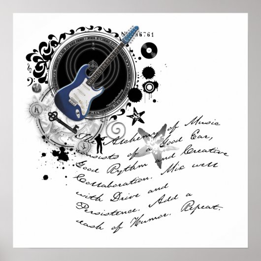 音楽の錬金術 ポスター (正面)