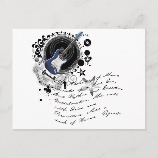 音楽の錬金術 ポストカード (正面)