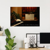 音楽の鍵すべてのハートをオープン ポスター (ホームオフィス)