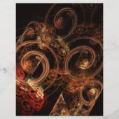 音楽の音抽象芸術のフライヤー チラシ (正面)