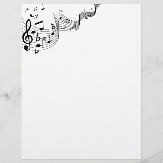 音楽の音符の文房具 (正面)