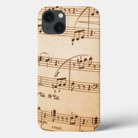 音楽の音符の背景 Case-Mate iPhoneケース (裏面)