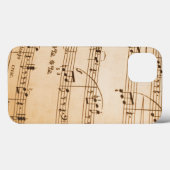 音楽の音符の背景 Case-Mate iPhoneケース (裏面 (横))