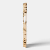 音楽の音符の背景 Case-Mate iPhoneケース (裏面 / 右)