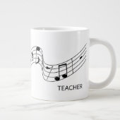 音楽の音符先生 ジャンボコーヒーマグカップ (右)